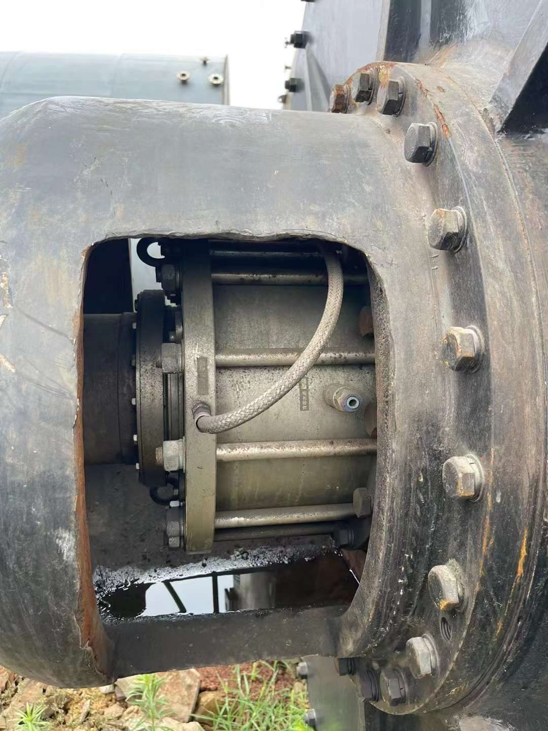 轉讓二手耙式干燥機 兩臺12立方耙式真空干燥機雙面機械密封