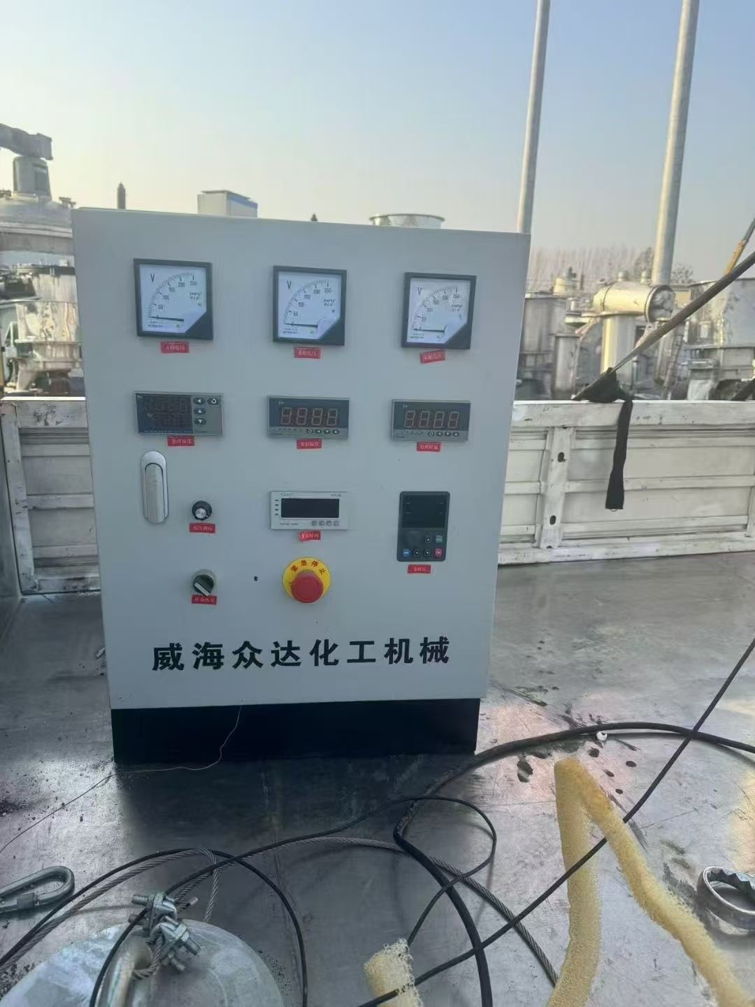 轉(zhuǎn)讓二手高壓反應(yīng)釜 一臺(tái)容積29L電加熱壓力125公斤高壓反應(yīng)釜