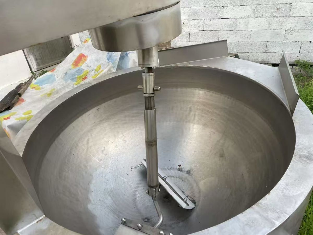 轉(zhuǎn)讓二手行星炒鍋 一臺(tái)容積500L電磁加熱全自動(dòng)行星攪拌炒鍋
