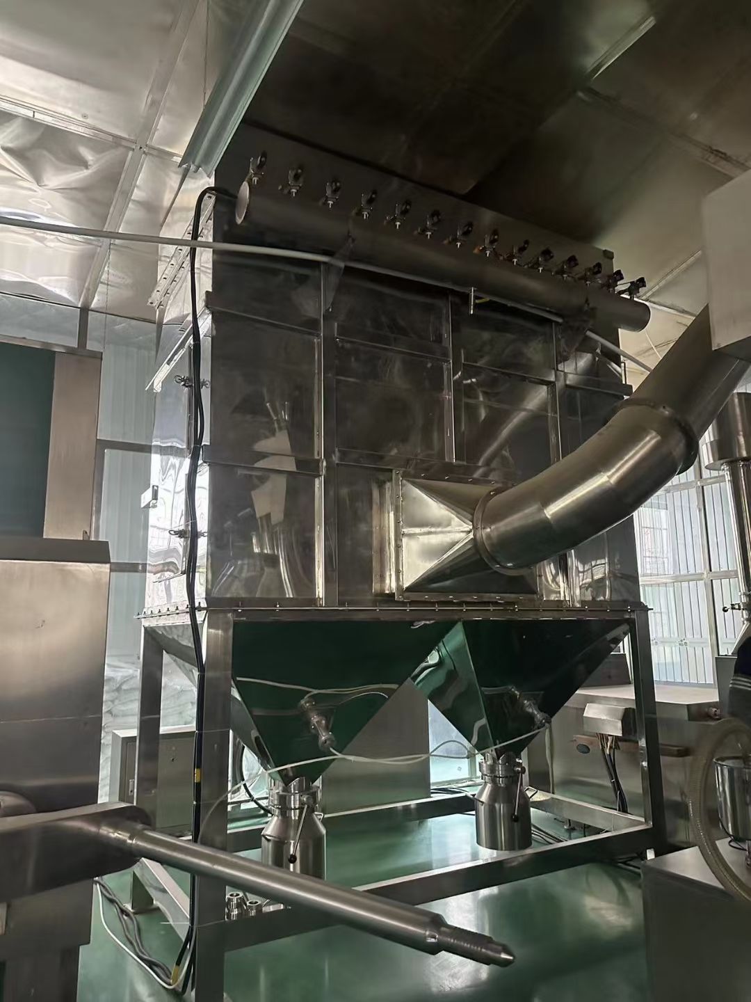 轉(zhuǎn)讓二手沸騰干燥機 一套500型高效沸騰制粒干燥機