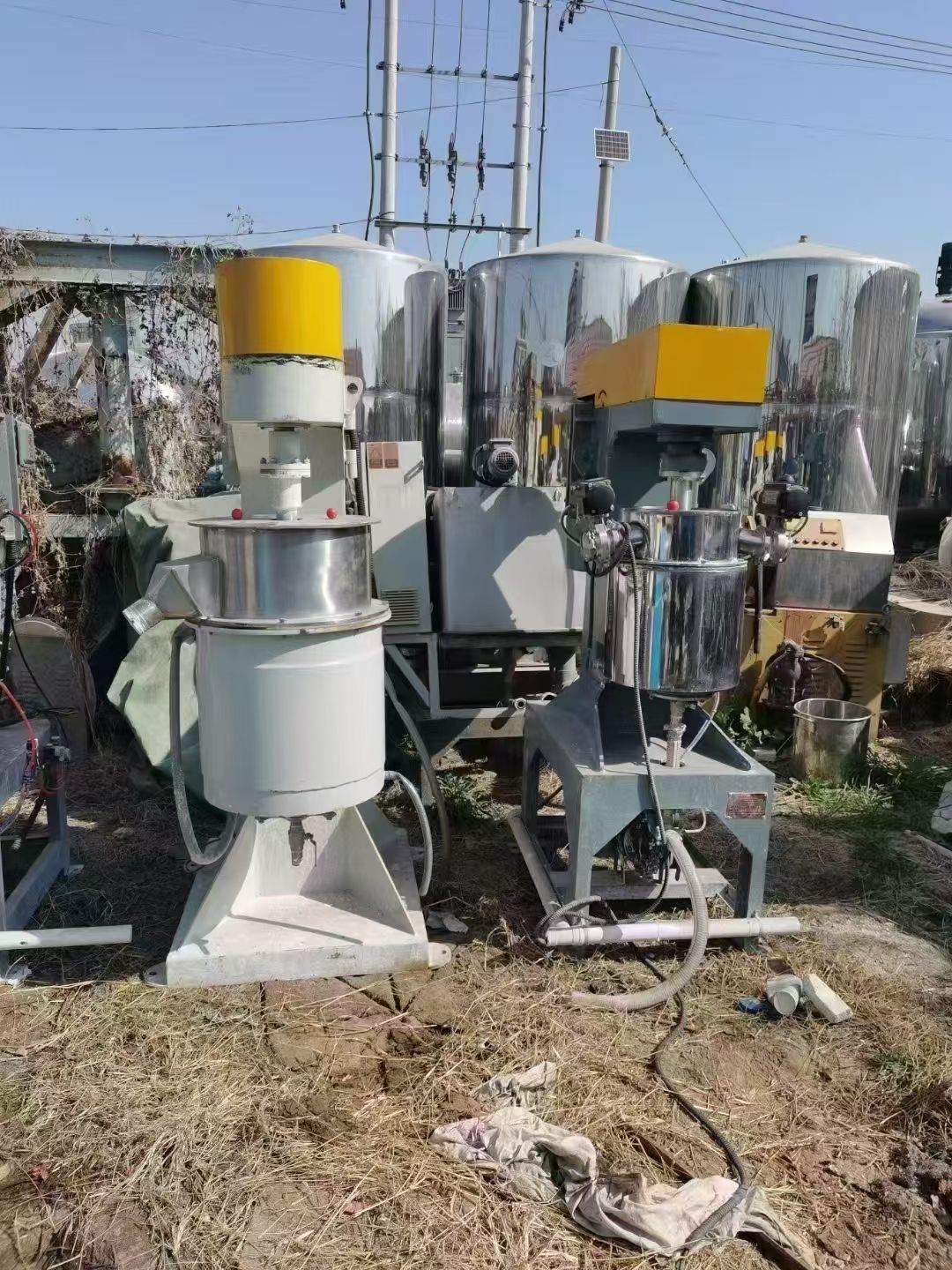 轉讓二手立式球磨機 容積30-50-100升立式循環(huán)球磨機