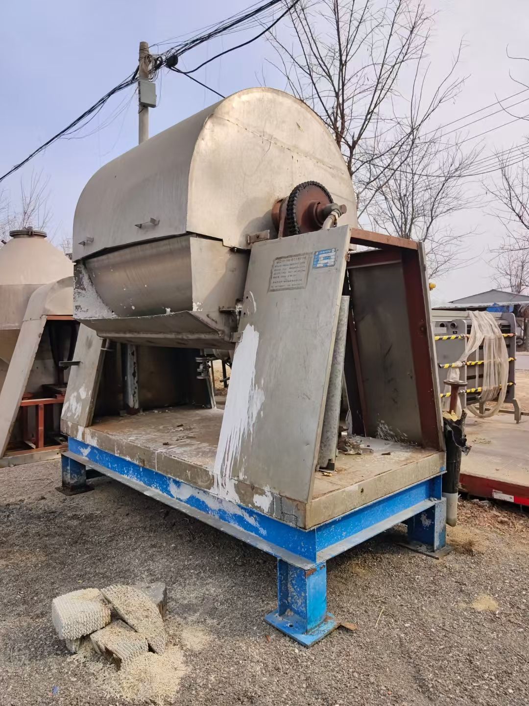 轉(zhuǎn)讓二手轉(zhuǎn)股切片機(jī) 一臺(tái)TGP-1500型筒式轉(zhuǎn)股切片機(jī)