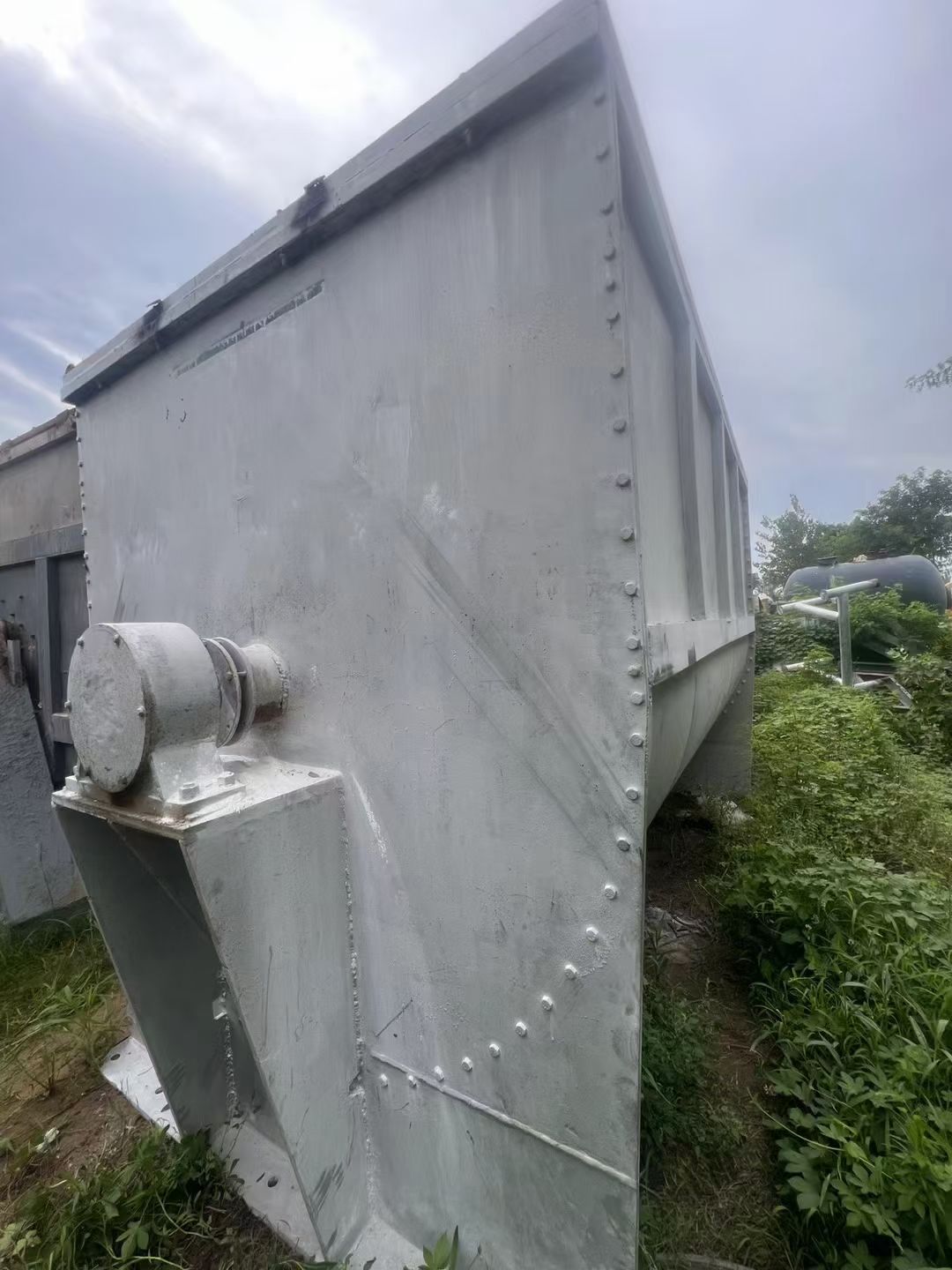 轉(zhuǎn)讓二手螺帶混合機 一臺容積18立方內(nèi)304材質(zhì)臥式螺帶混合機