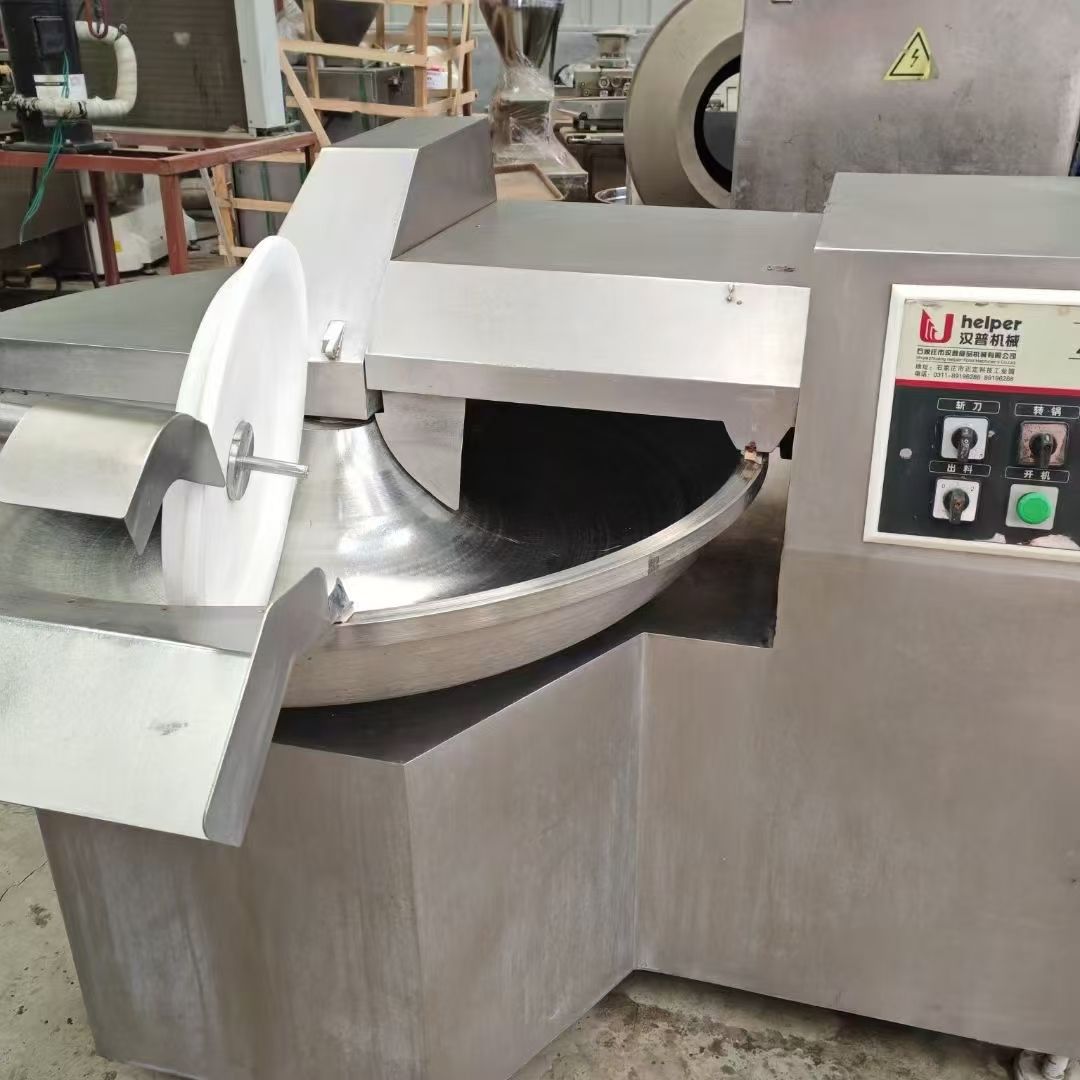 轉(zhuǎn)讓二手高速斬拌機 一臺125型漢普產(chǎn)變頻高速斬拌機