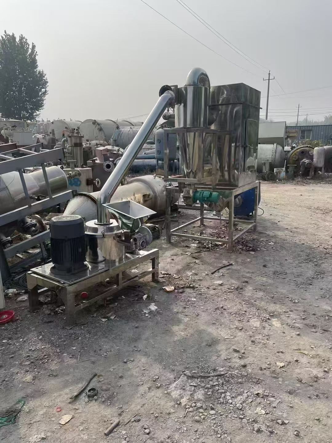 轉(zhuǎn)讓二手超威粉碎機(jī) 一套20型江蘇瑰寶產(chǎn)高效超威粉碎機(jī)