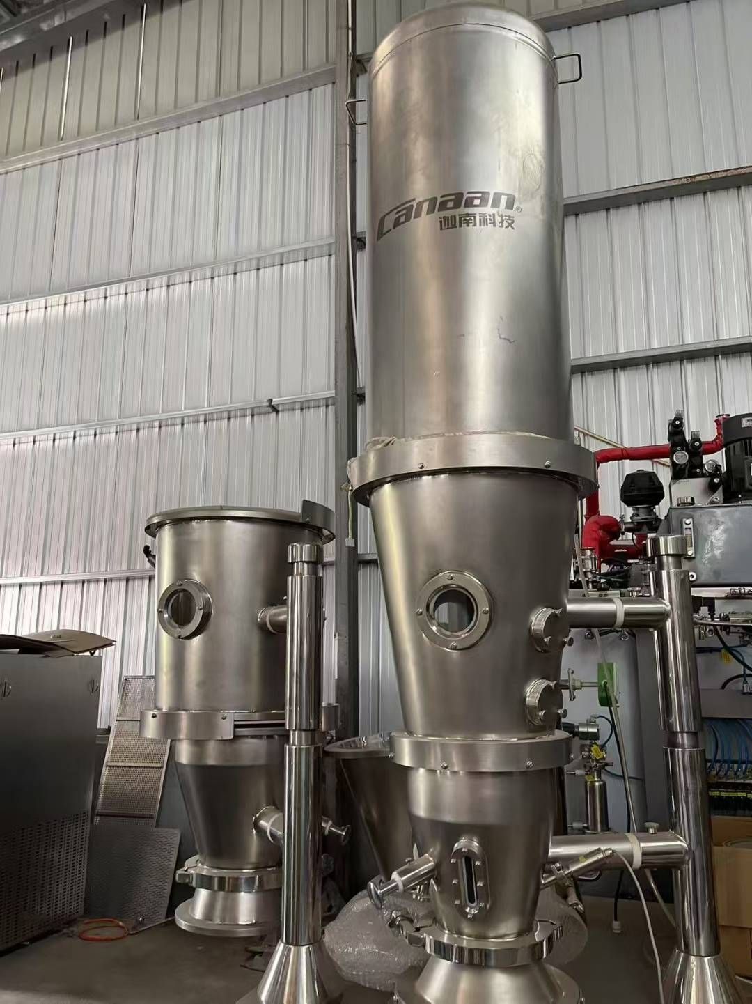 转让二手沸腾制粒机 一台浙江迦南产5型实验室沸腾制粒机