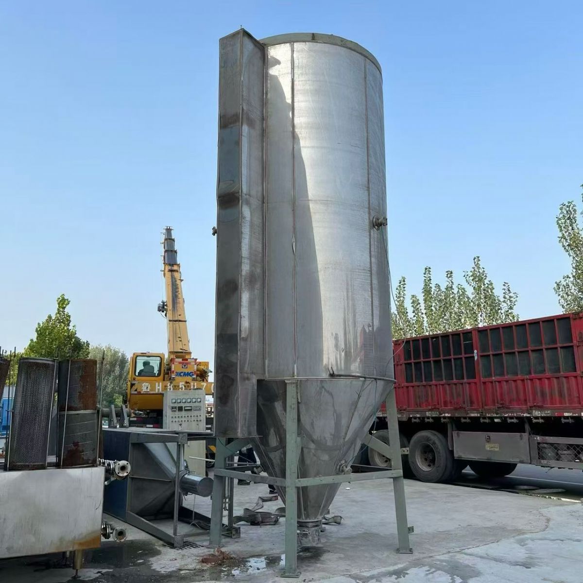 转让二手喷雾干燥机 一套100型压力式喷雾干燥机