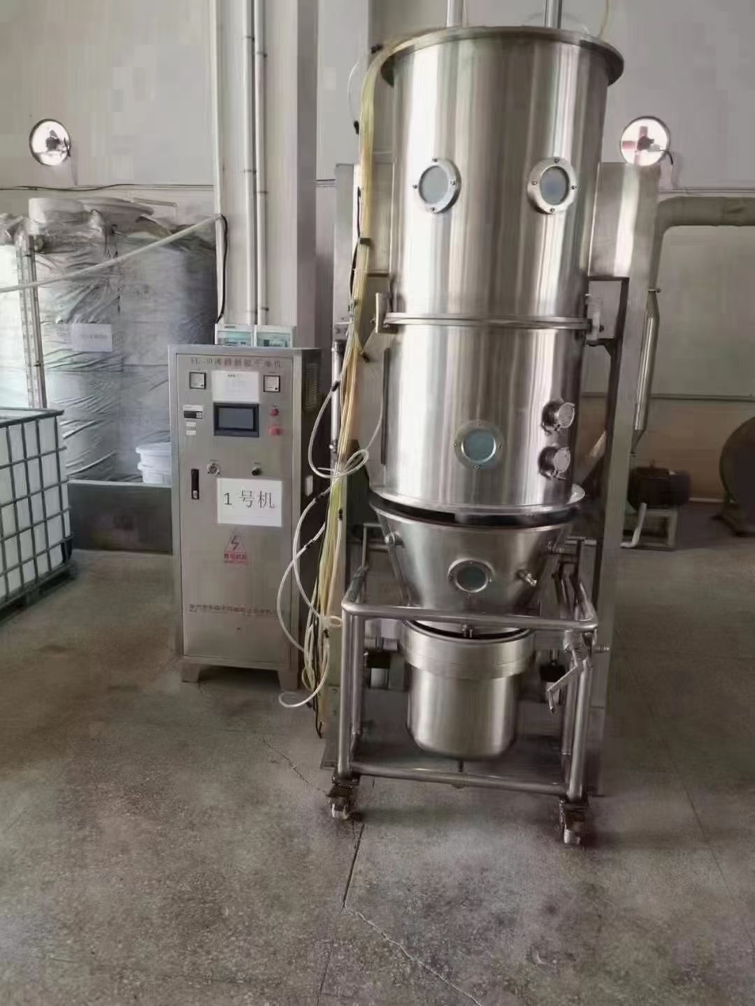 轉(zhuǎn)讓二手沸騰干燥機(jī) 三臺(tái)150型高效沸騰干燥機(jī)