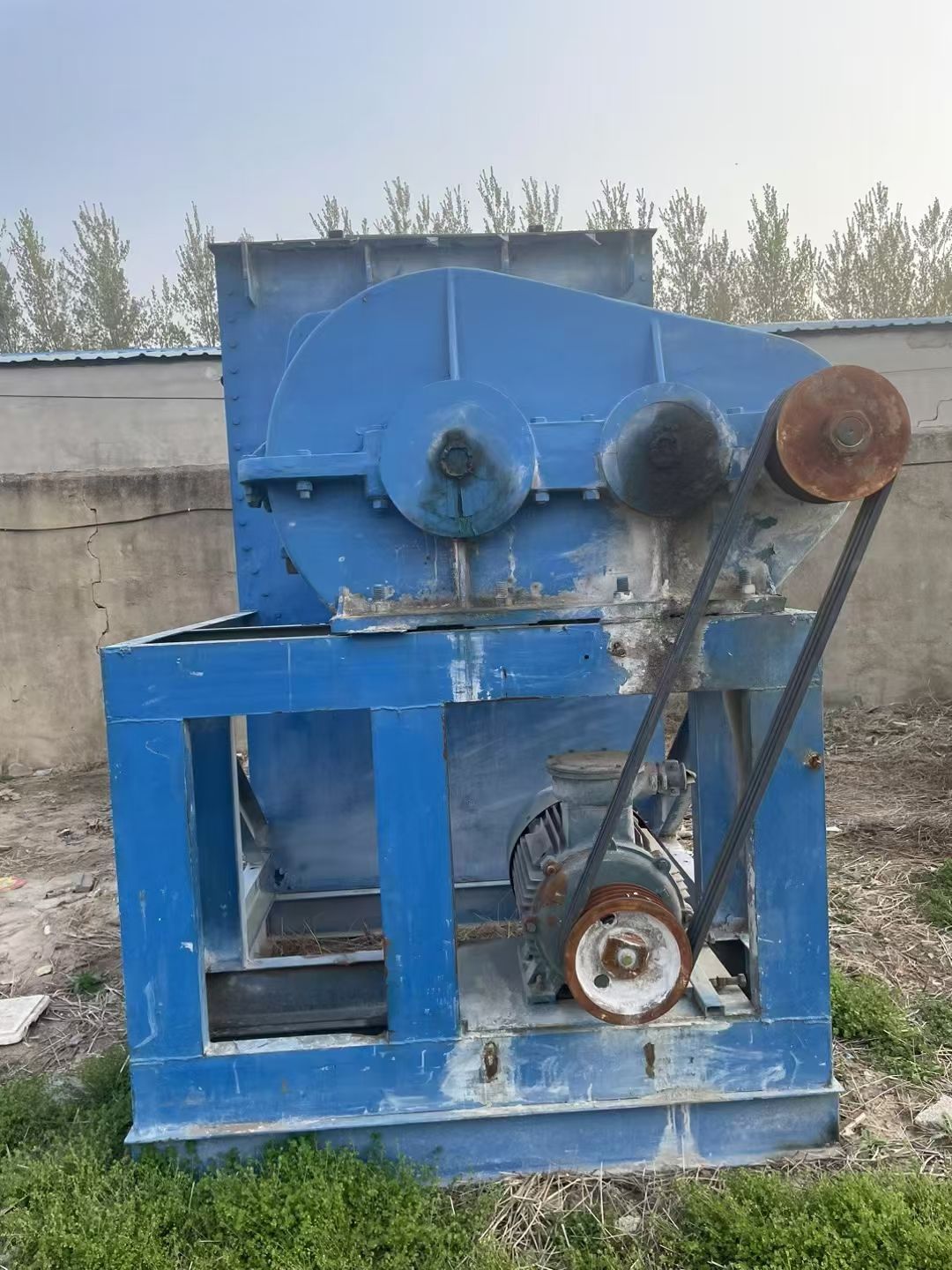轉(zhuǎn)讓二手螺帶混合機(jī) 一臺(tái)容積6立方重型不銹鋼臥式螺帶混合機(jī)