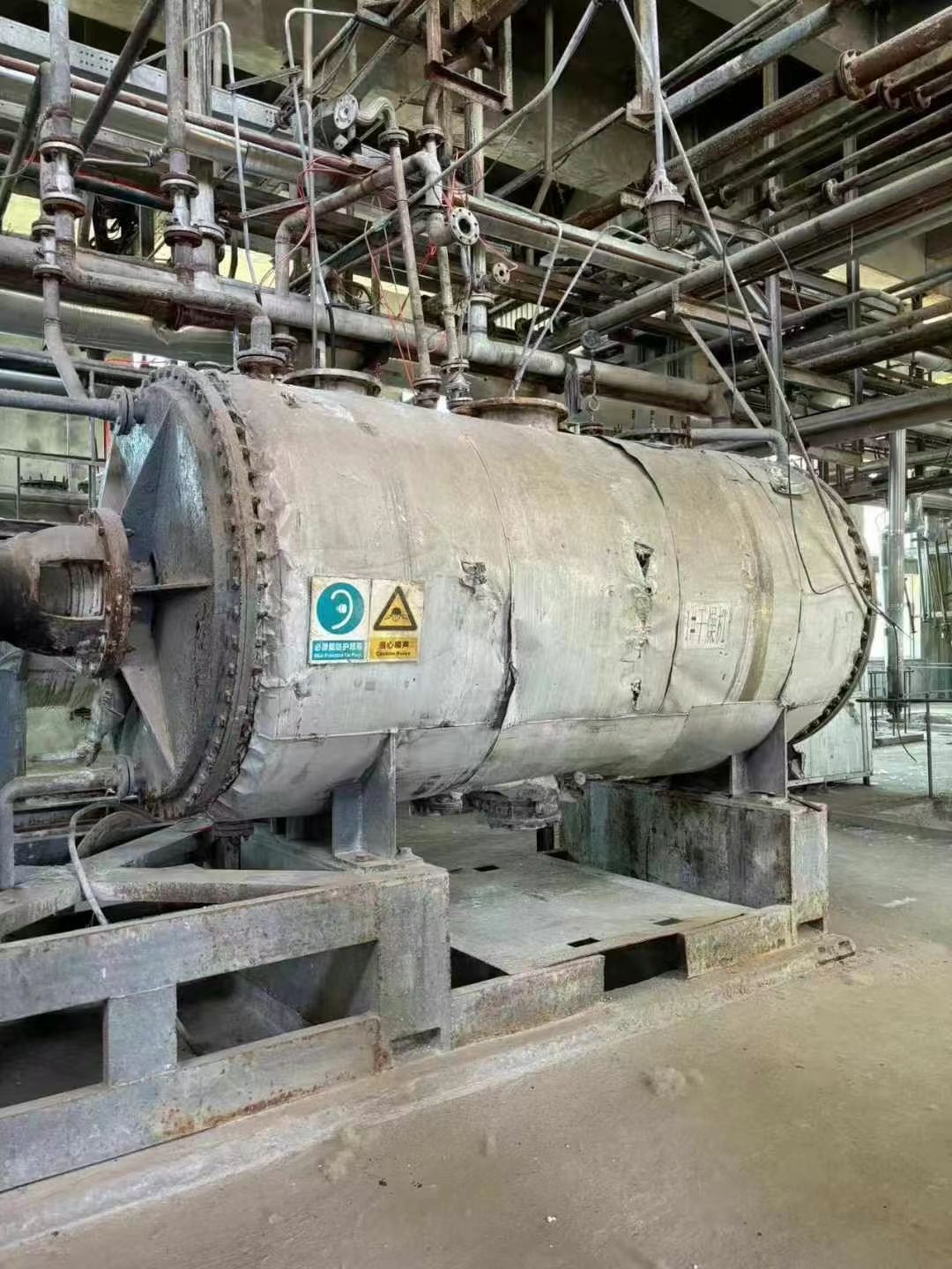 轉(zhuǎn)讓二手耙式干燥機(jī) 10臺容積8000L臥式真空耙式干燥機(jī)