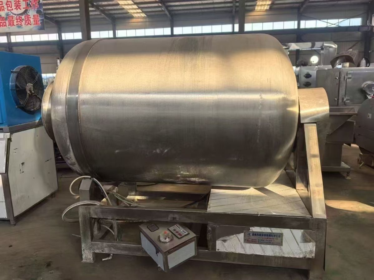 轉(zhuǎn)讓二手真空滾揉機 容積2000L-3000L變頻真空滾揉機