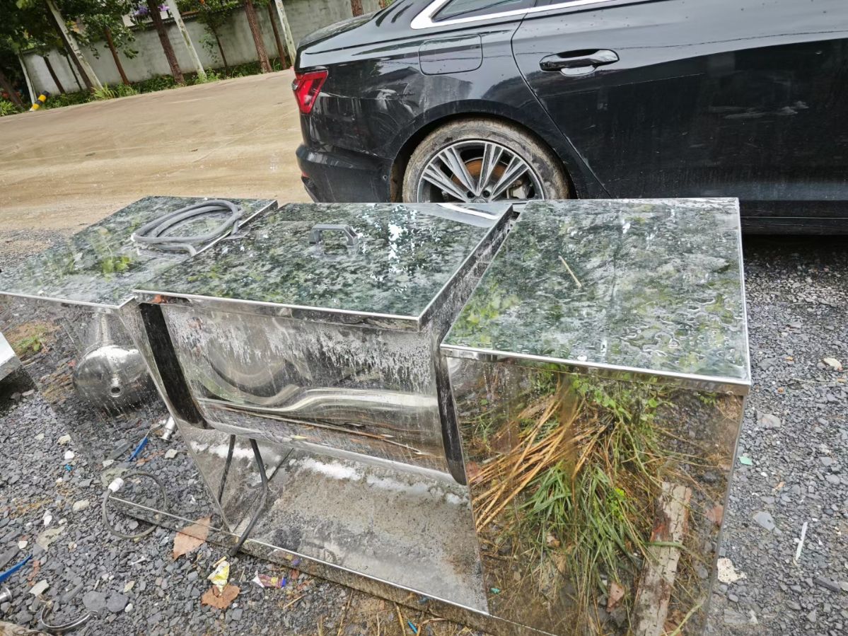 轉讓二手槽型混合機 一臺容積100L外拋光槽型混合機