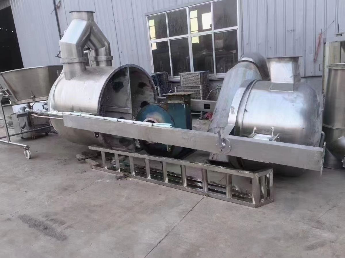 轉(zhuǎn)讓二手沸騰干燥機 一套500L電加熱沸騰制粒干燥機