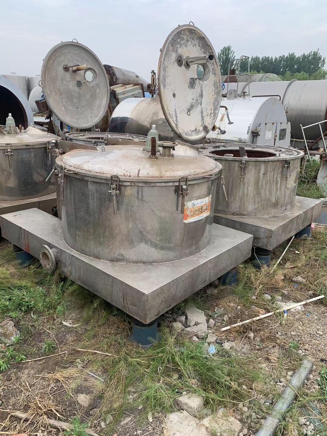 轉讓二手吊帶離心機 五臺1250型華大產平板吊帶離心機