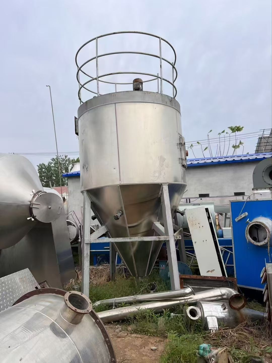 轉(zhuǎn)讓二手噴霧干燥機(jī) 一套25型全不銹鋼離心噴霧式干燥機(jī)