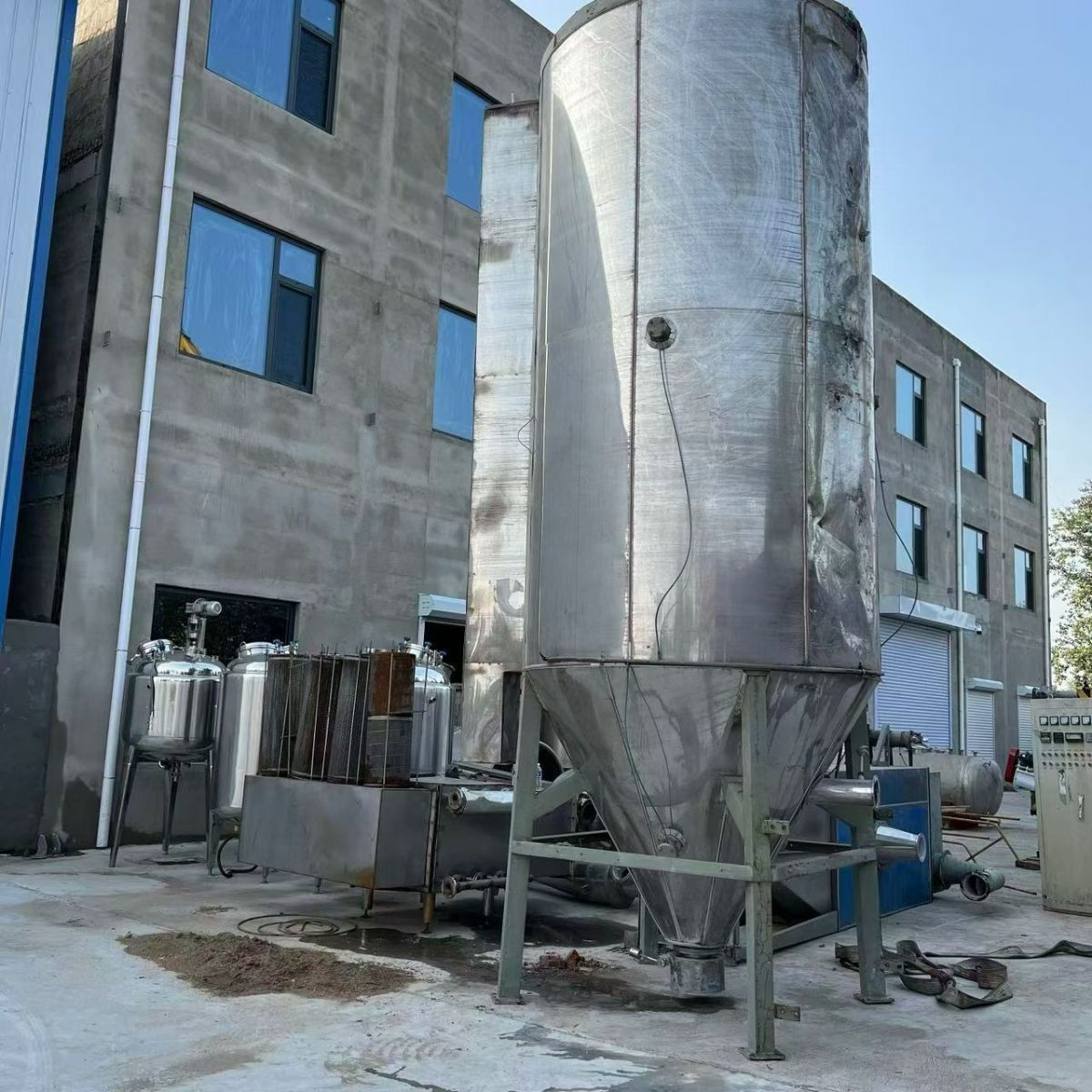 转让二手喷雾干燥机 一套100型压力式喷雾干燥机