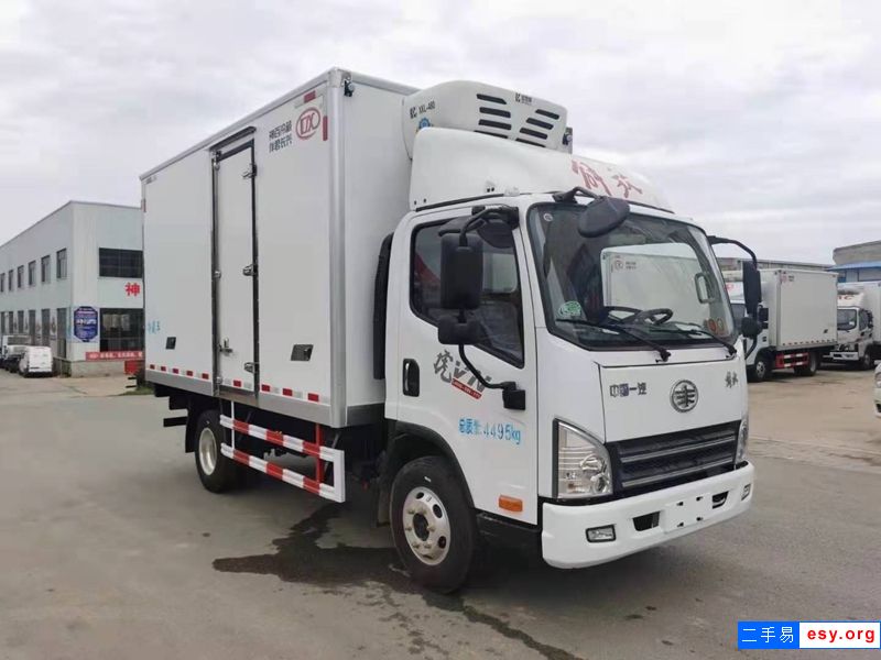 轉(zhuǎn)讓藍(lán)牌4.2米廂式冷藏車 新車二手廠家直銷