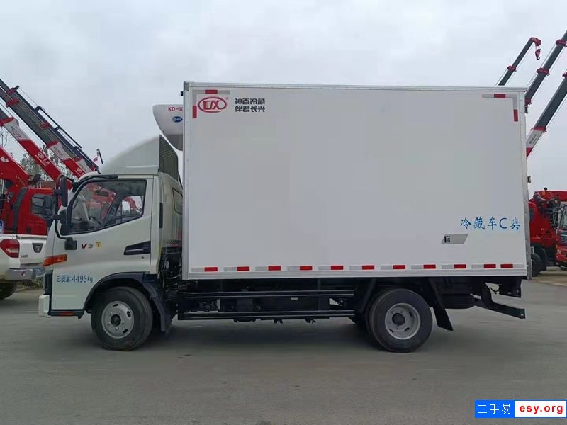 低價(jià)出售國(guó)六江淮藍(lán)牌4.2米冷藏車(chē) 新車(chē)二手價(jià)