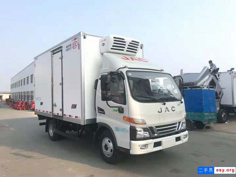 低價(jià)出售國(guó)六江淮藍(lán)牌4.2米冷藏車(chē) 新車(chē)二手價(jià)