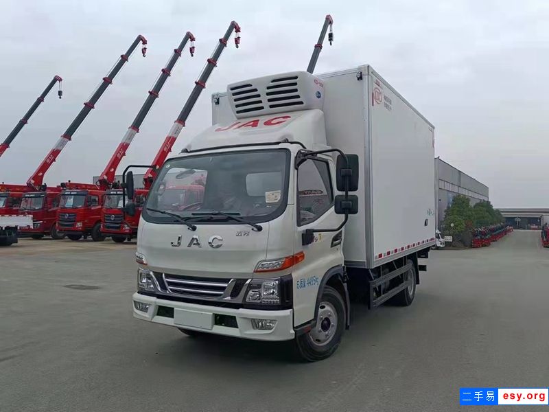 低價(jià)出售國(guó)六江淮藍(lán)牌4.2米冷藏車(chē) 新車(chē)二手價(jià)