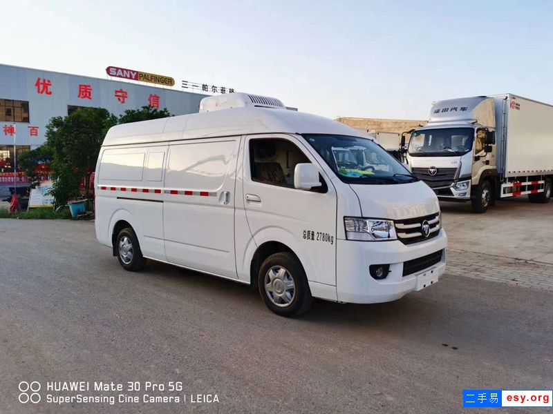 轉(zhuǎn)讓福田面包冷藏車 160馬力包過戶