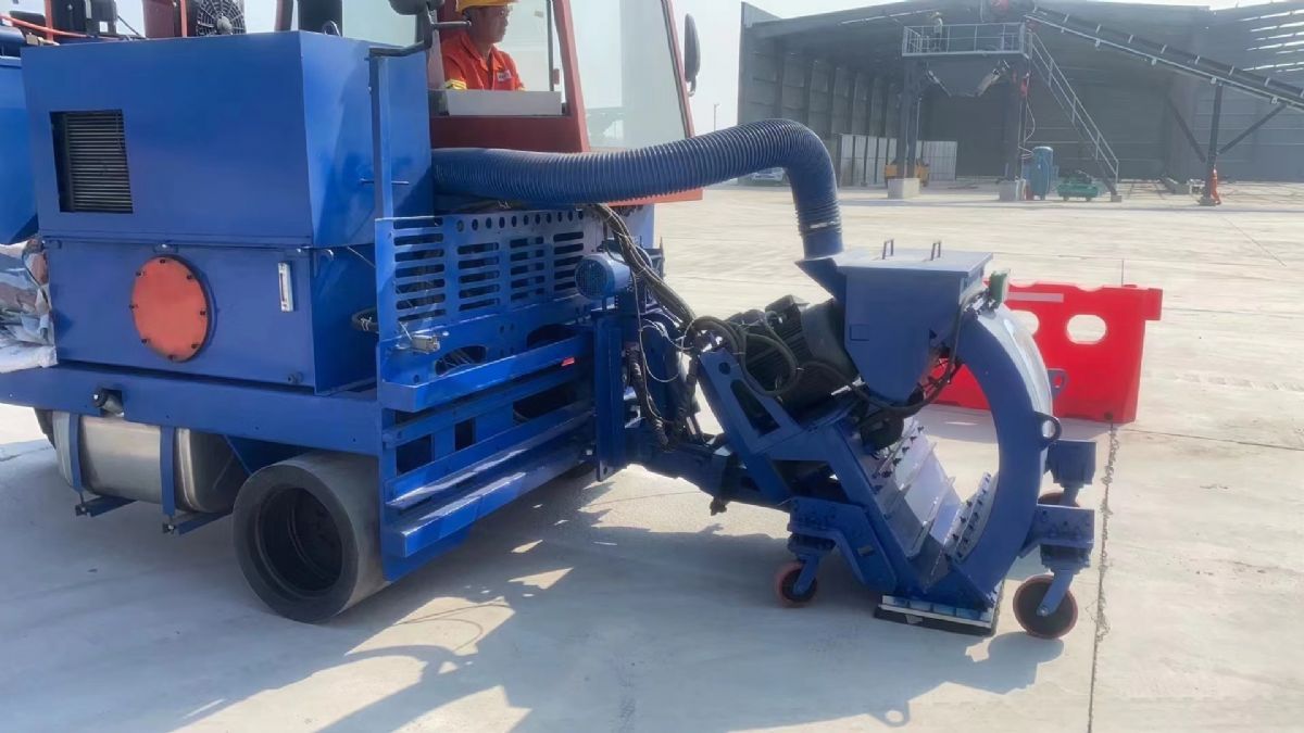 出售車載路面式拋丸機 二手車載噴砂機