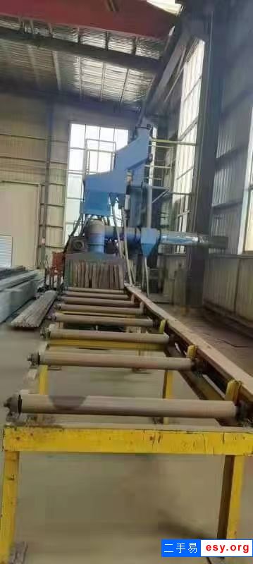 轉(zhuǎn)讓2210鋼板通過式拋丸機 打砂機