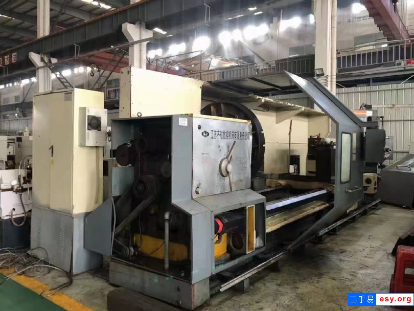 處理二手江蘇齊航SK61168x4米數(shù)控臥式車床二手?jǐn)?shù)控車二手齊航車床