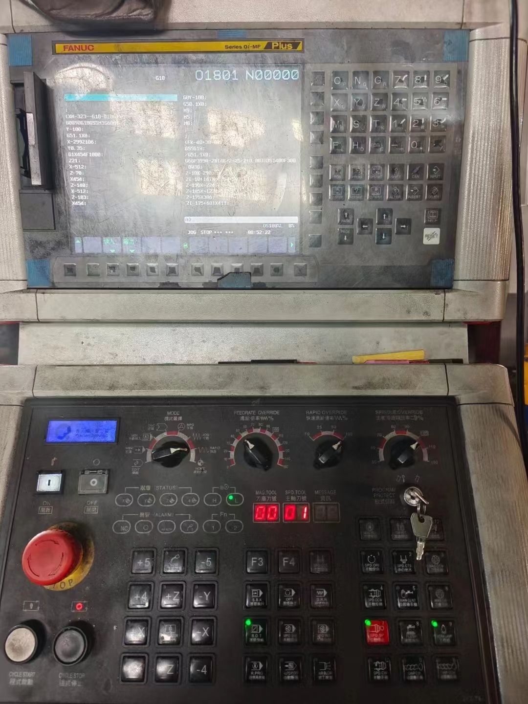 出售喬威GMC4028龍門加工中心發(fā)那科Oi-MF Plus