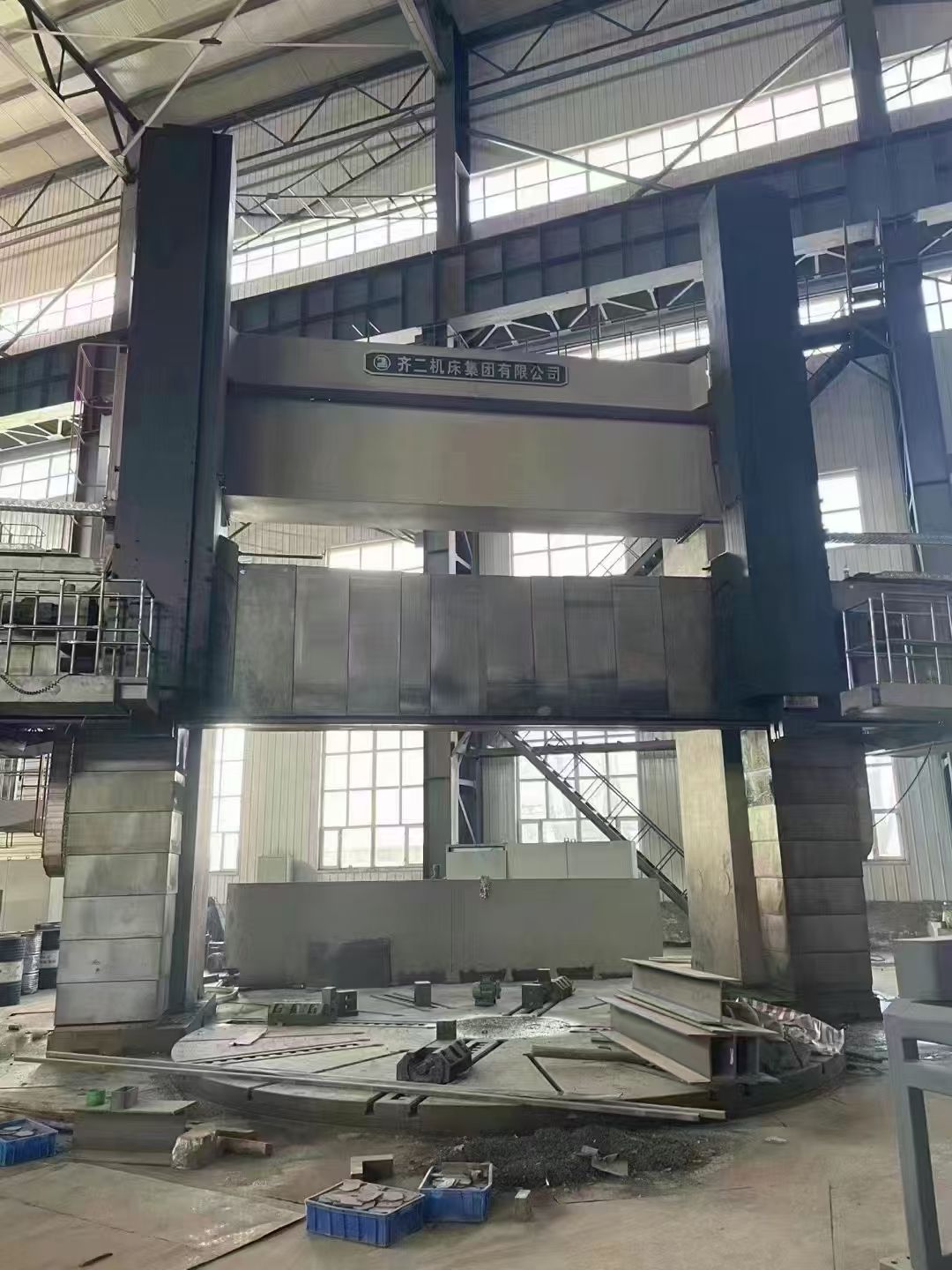 轉(zhuǎn)讓二手齊二C5263x55-150立式車床加工高度5.5米