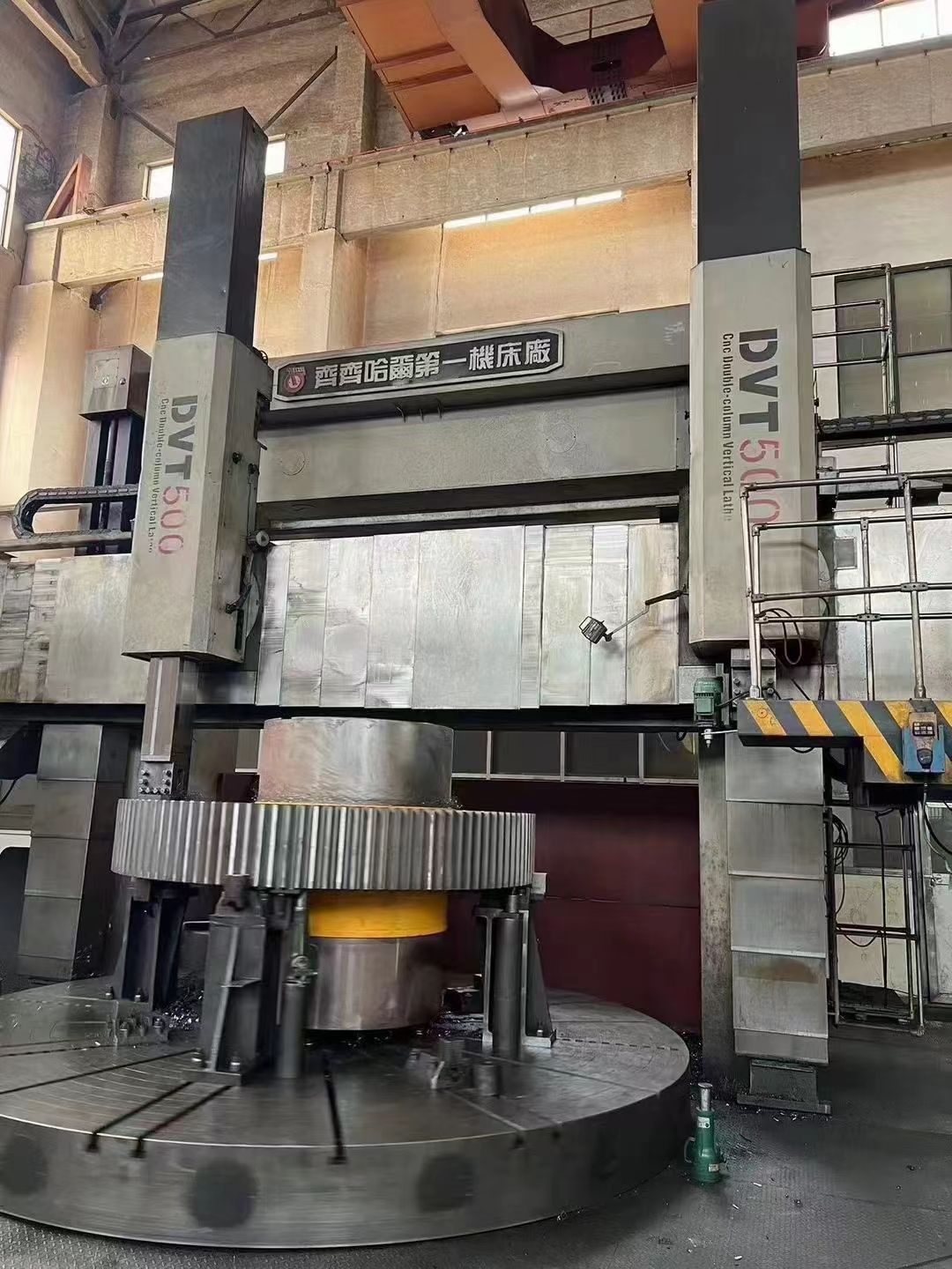 轉(zhuǎn)讓二手齊重DVT500x31-40Q-NC數(shù)控立式車床車削直徑5米
