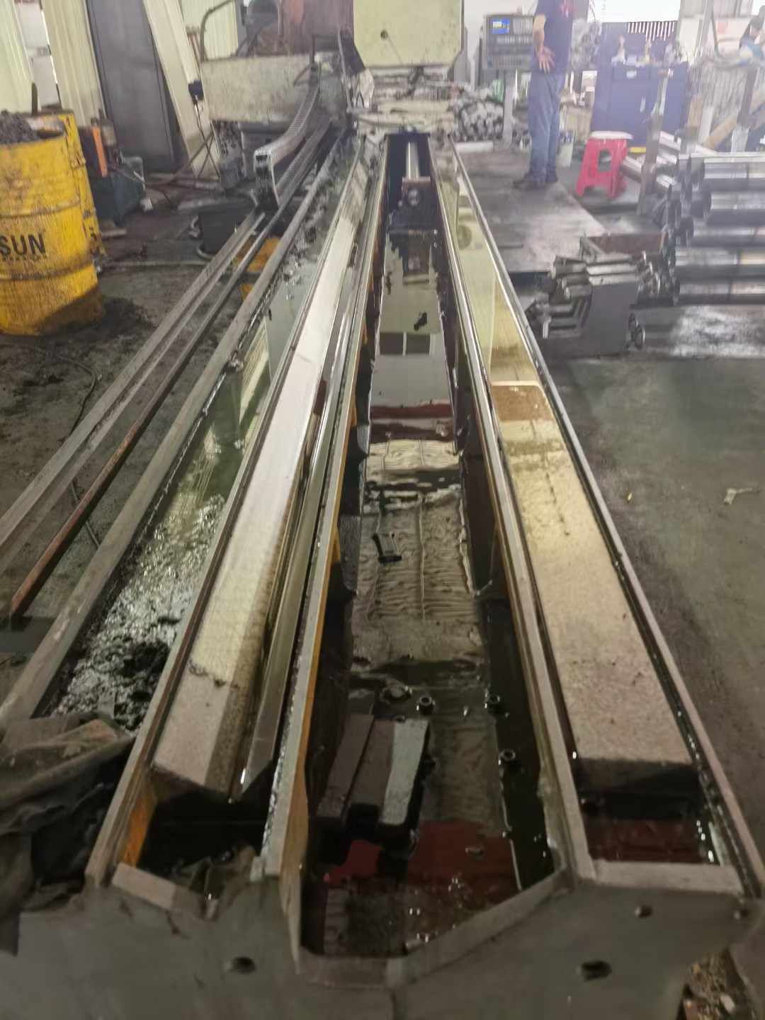 出售二手無錫上機MK1350x6米數(shù)控外圓磨床磨削直徑500