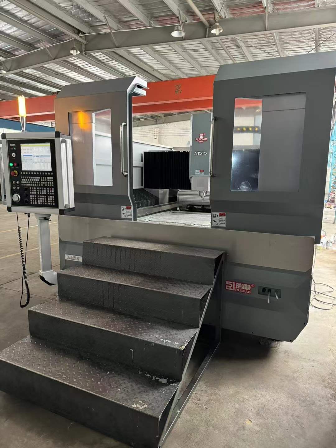 處理二手瑞雕N1515精雕機BT30主軸錐度三軸線軌