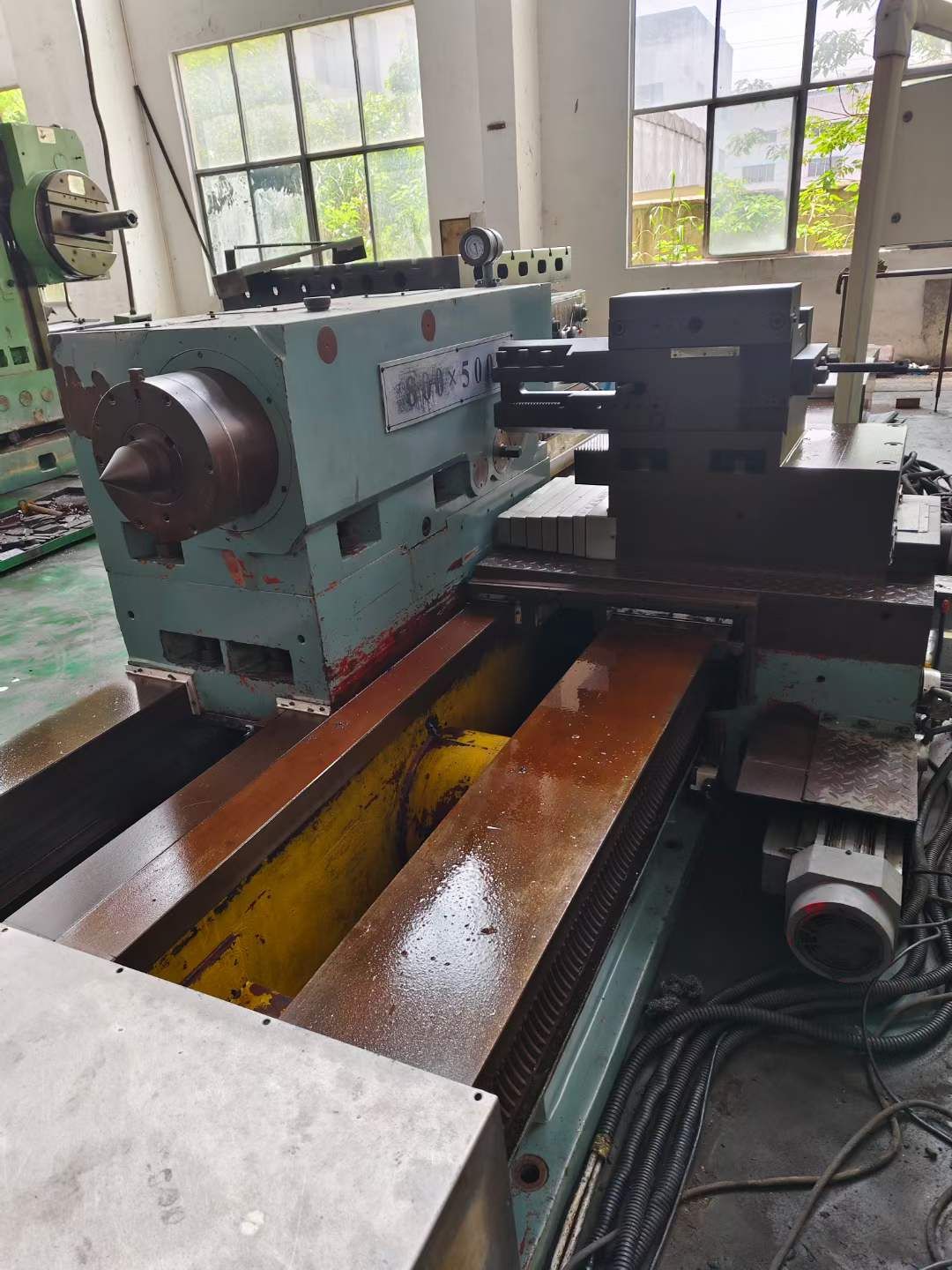 出售鼎順CA8480x5米數(shù)顯軋輥車床車削長度5000