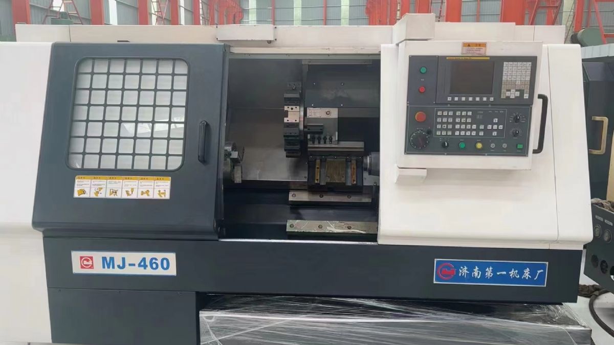 轉(zhuǎn)讓濟南一機MJ-460數(shù)控斜身車發(fā)那科Oi-TD系統(tǒng)