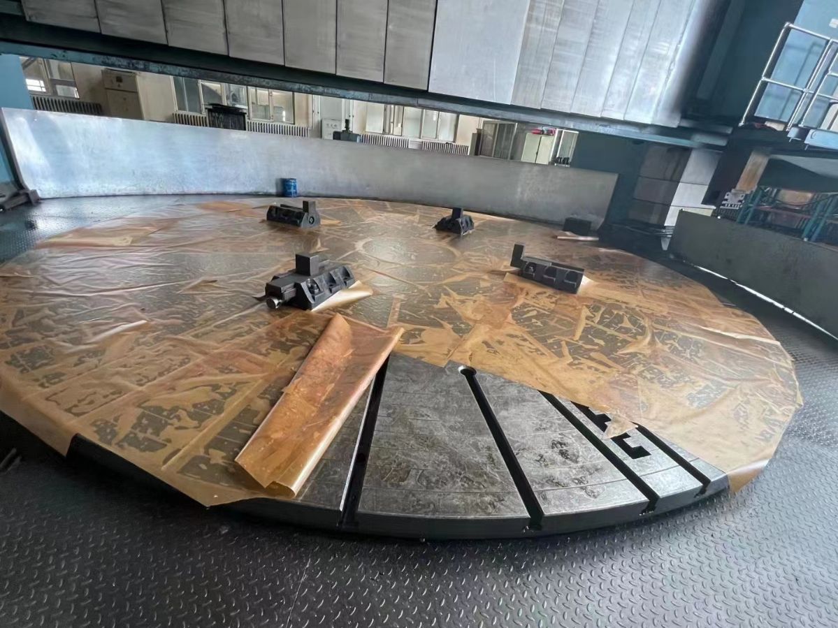 轉(zhuǎn)讓二手齊哈DVT1000x50數(shù)控雙柱立式車床主電機功率132