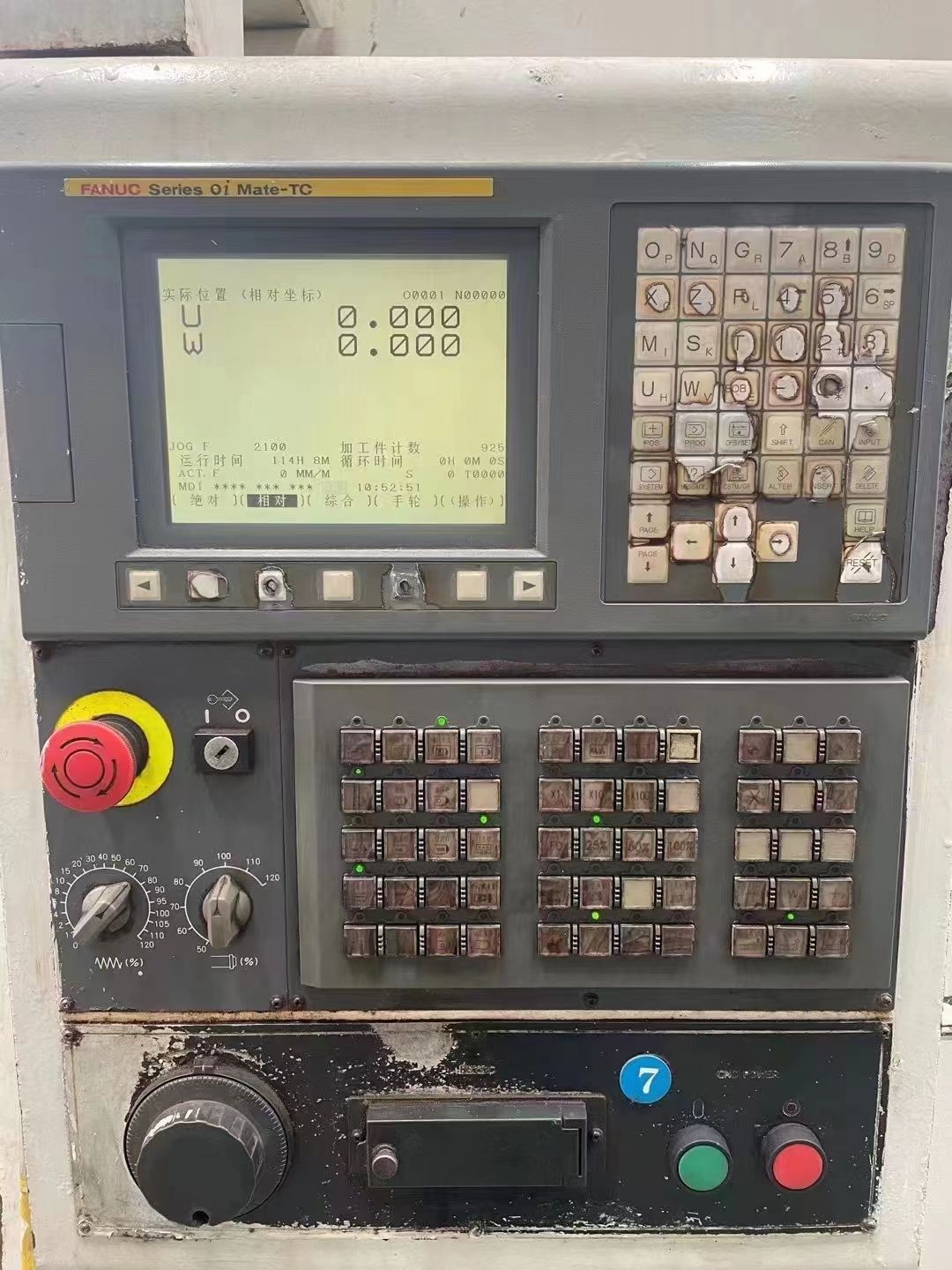 轉(zhuǎn)讓二手寶雞CK7520A數(shù)控斜身車主電機(jī)功率15