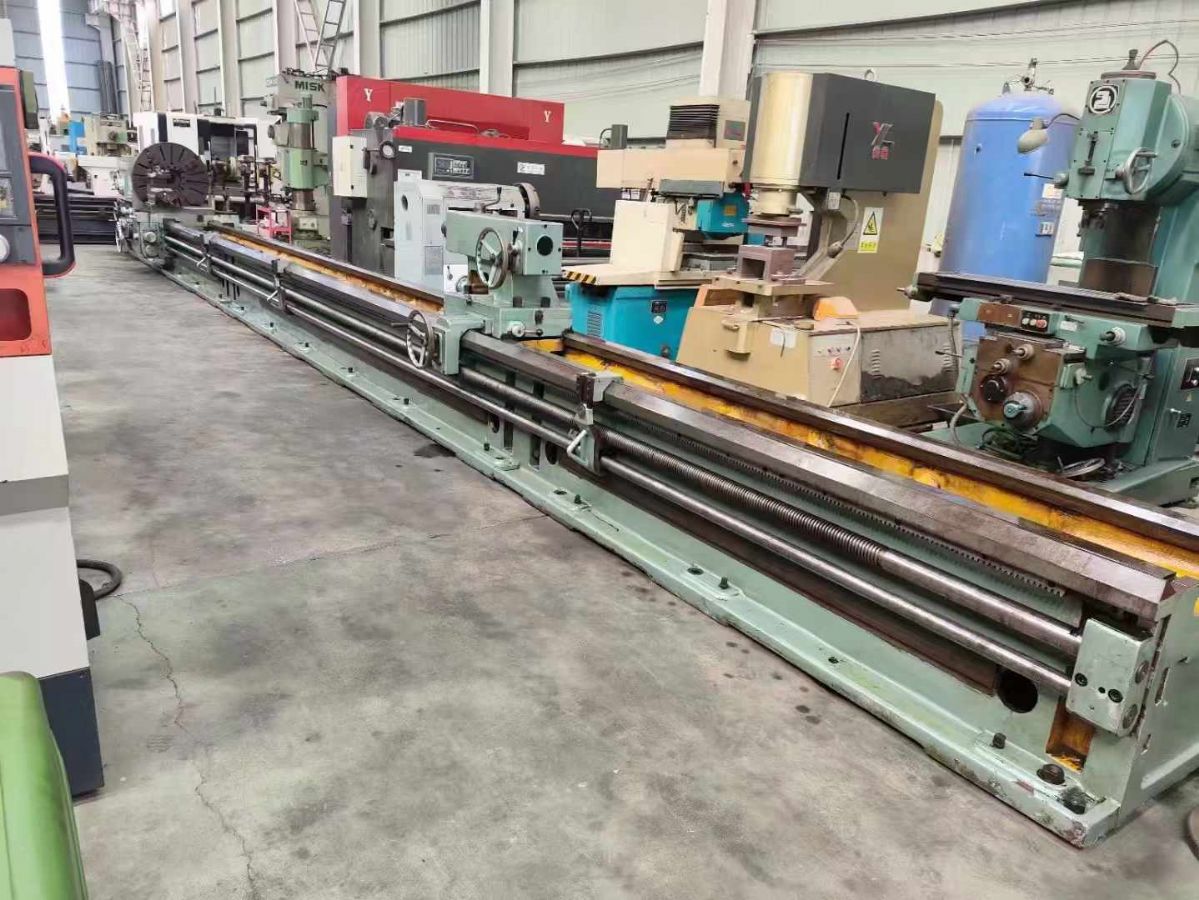 轉(zhuǎn)讓二手普利森CW61100Dx12米臥式車床主電機功率22