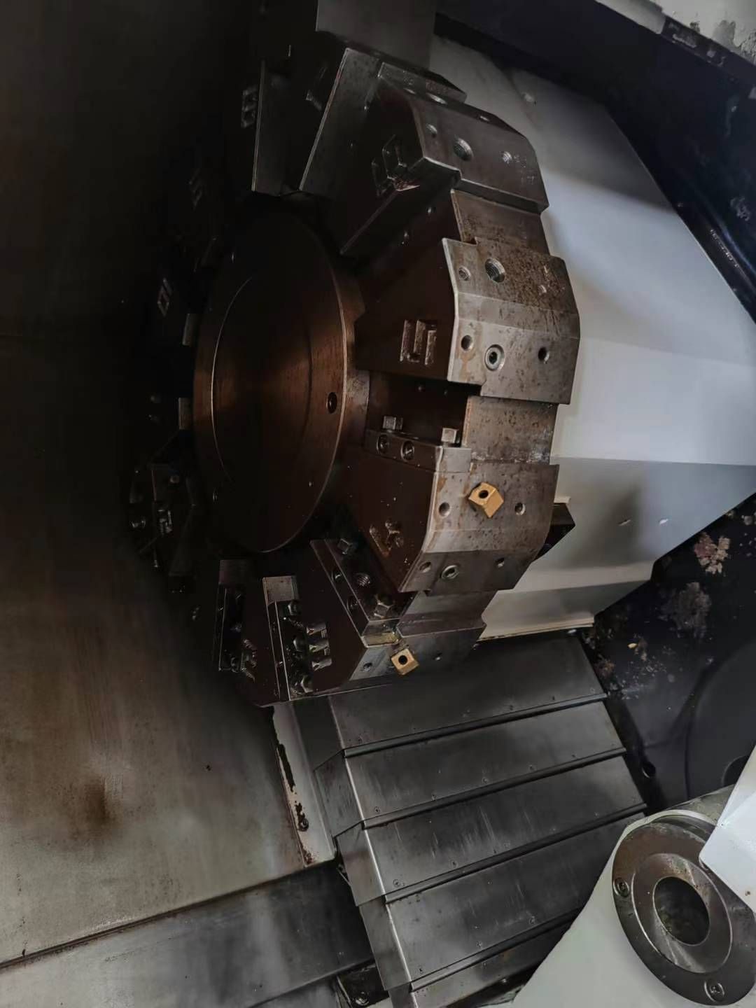 出售馬扎克QTN-250數(shù)控斜身車棒料加工能力80