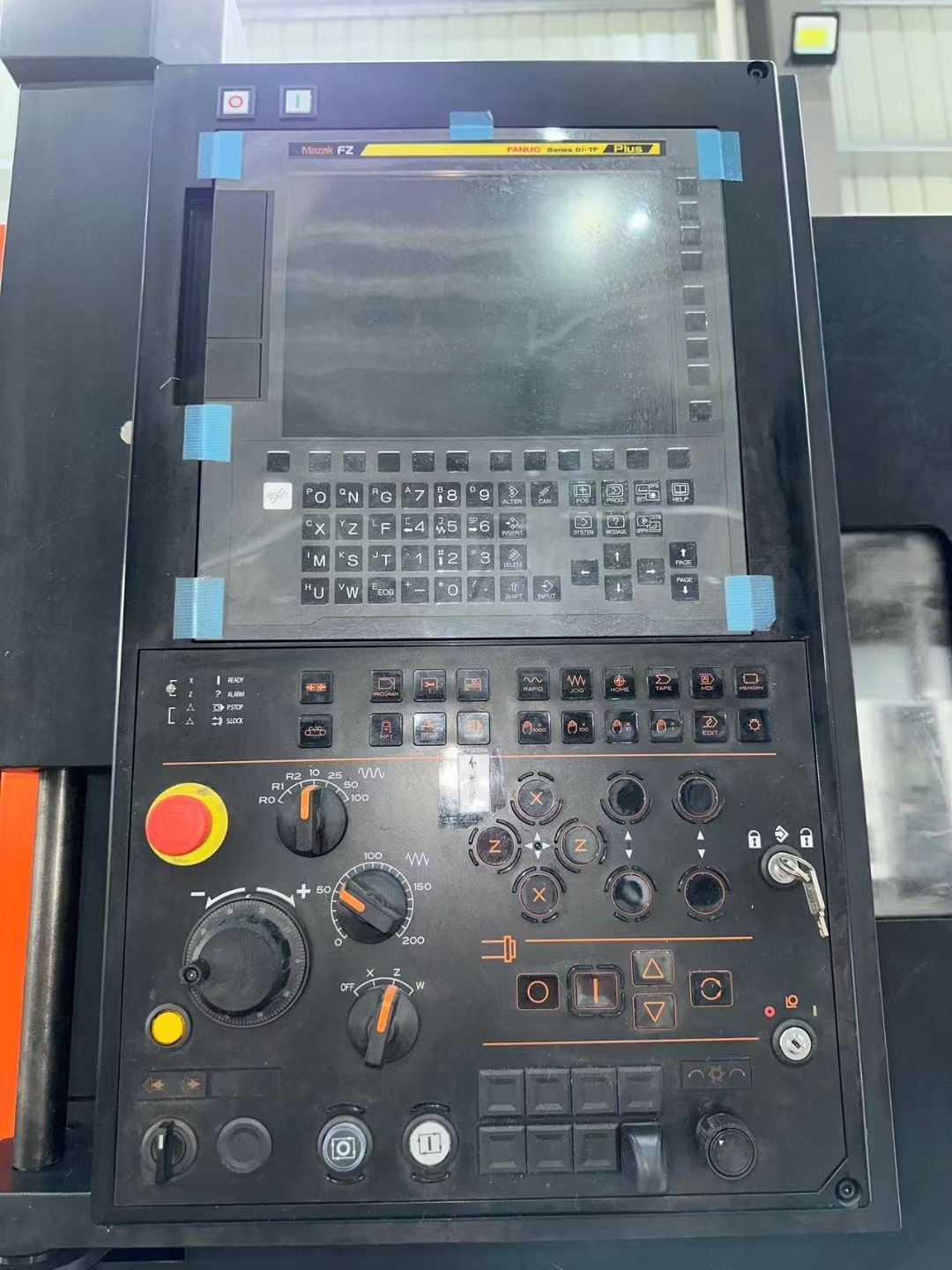 處理二手馬扎克QTE-300L數(shù)控斜身車加工直徑390