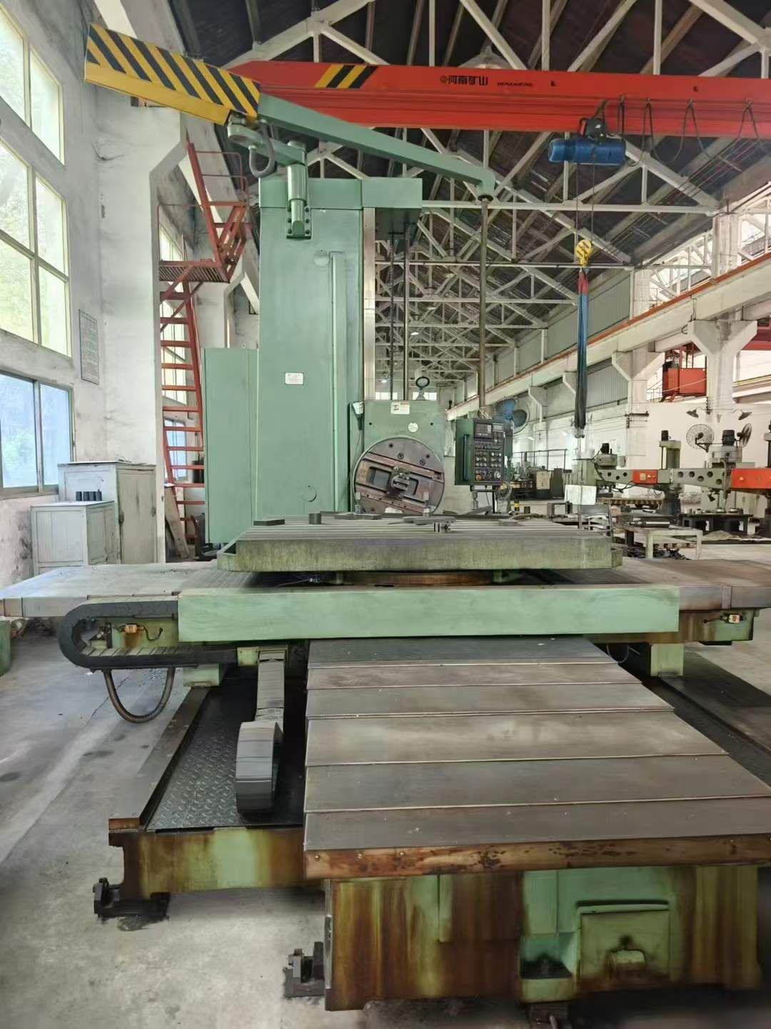 處理二手中捷TPX6113B-2臥式鏜銑床主軸直徑130