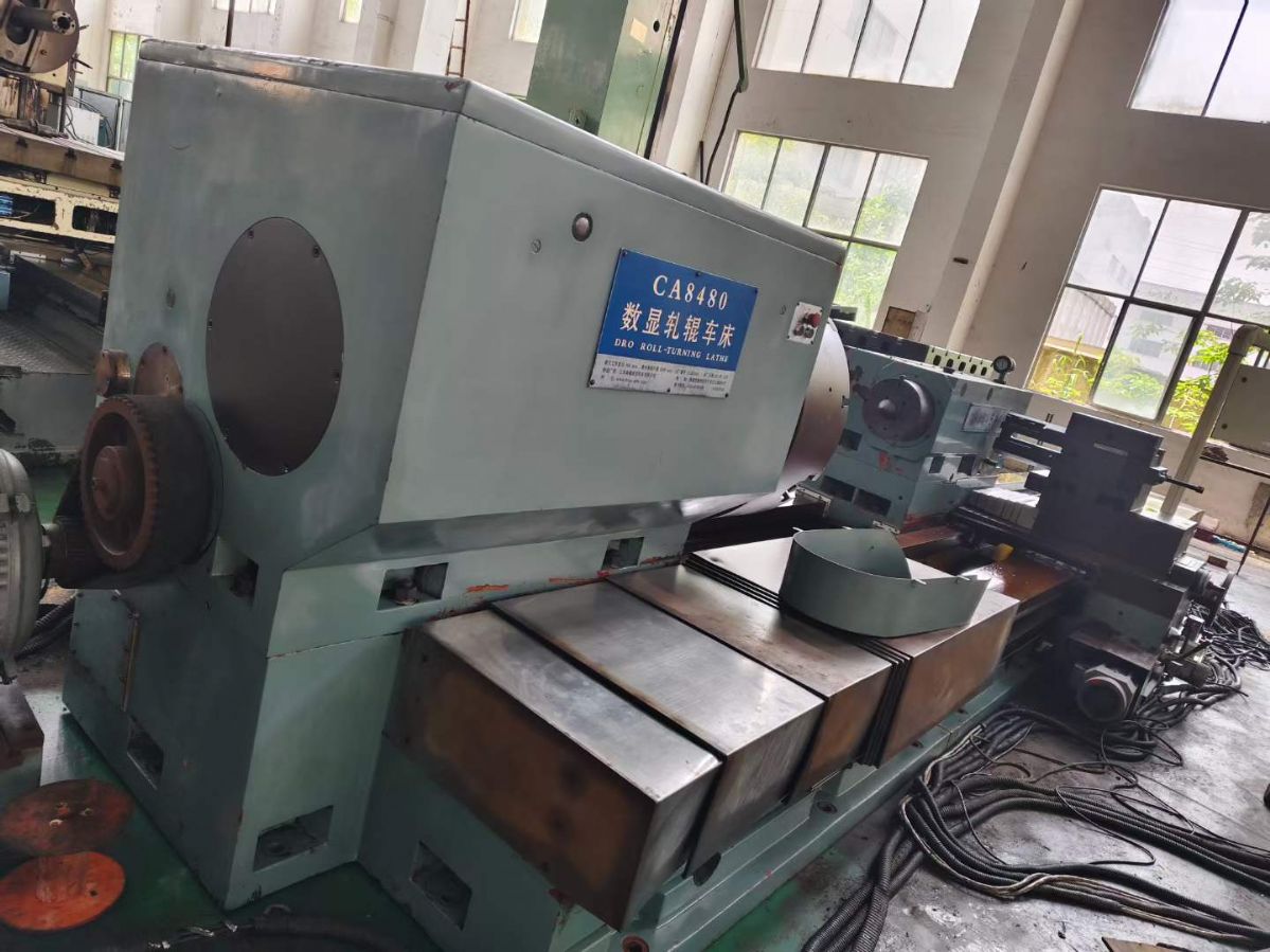 出售鼎順CA8480x5米數(shù)顯軋輥車床車削長度5000