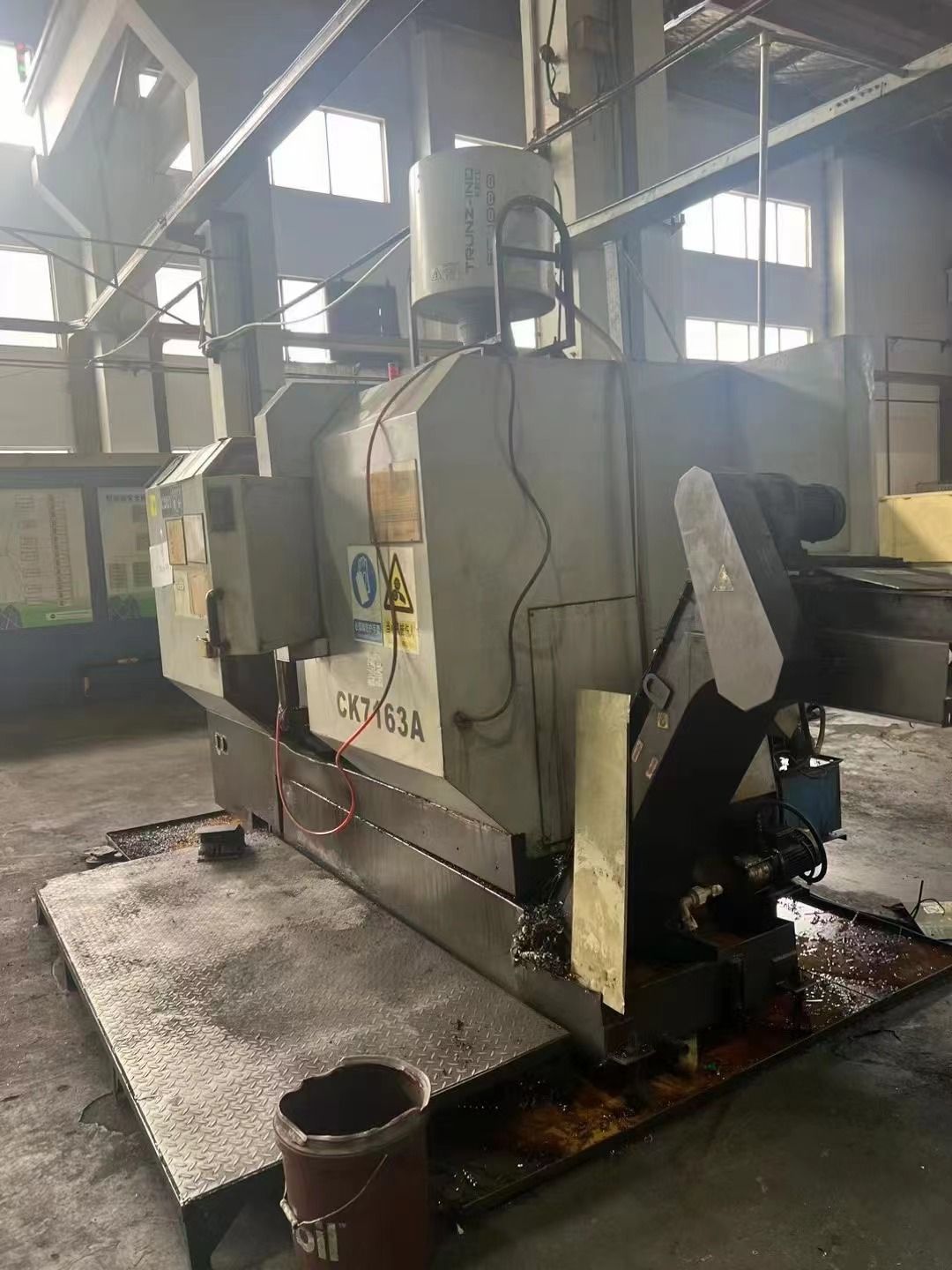 處理二手長城CK7163Ax1米數(shù)控斜身車主軸功率15