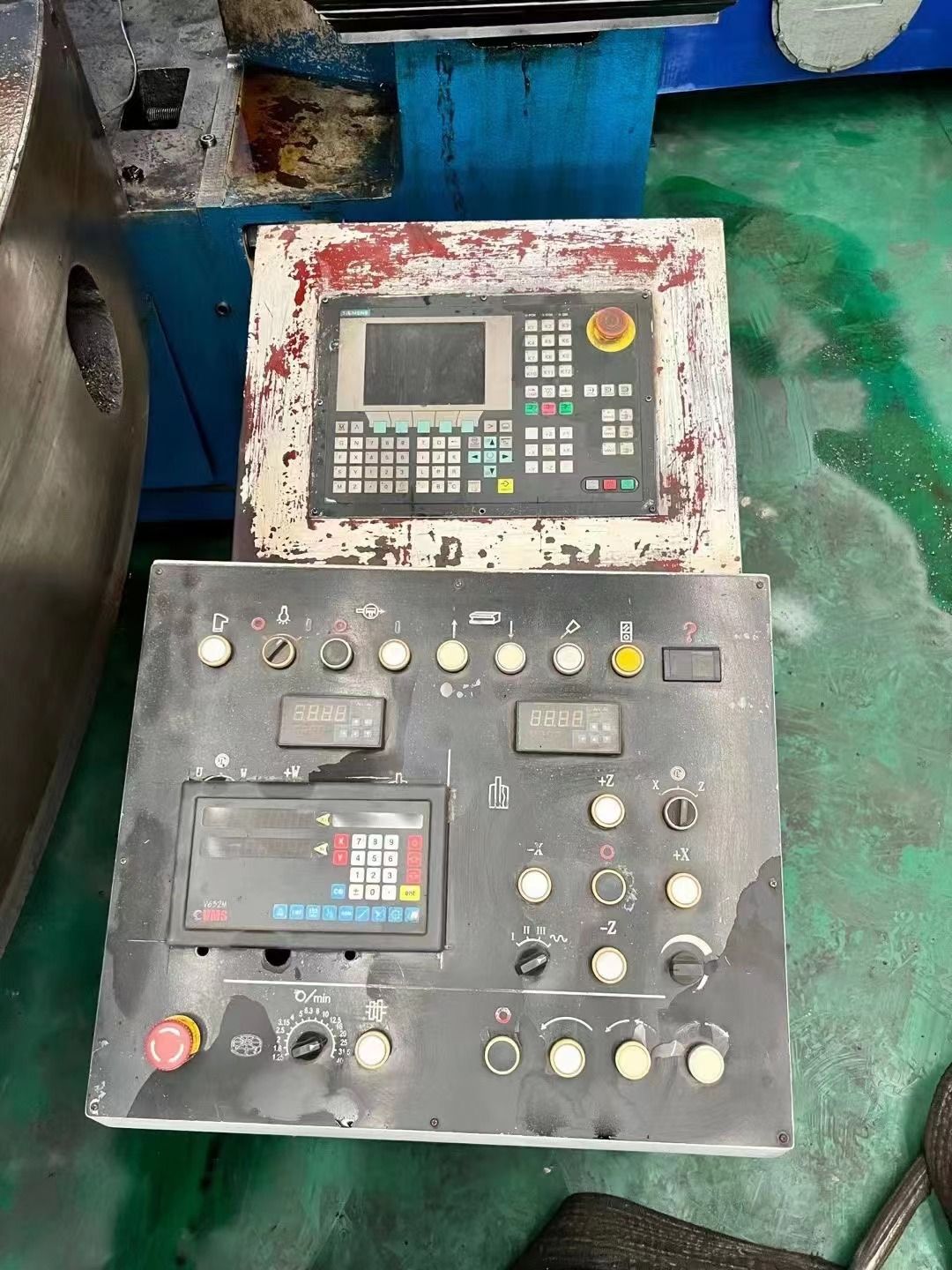 處理二手齊重DVT500x31-40數(shù)控立式車床承重40