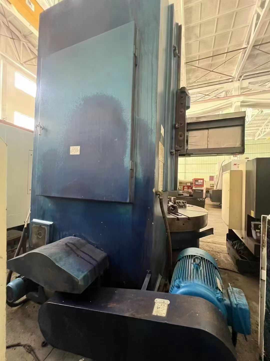 處理二手豐華C5120D立式車床車削直徑2米