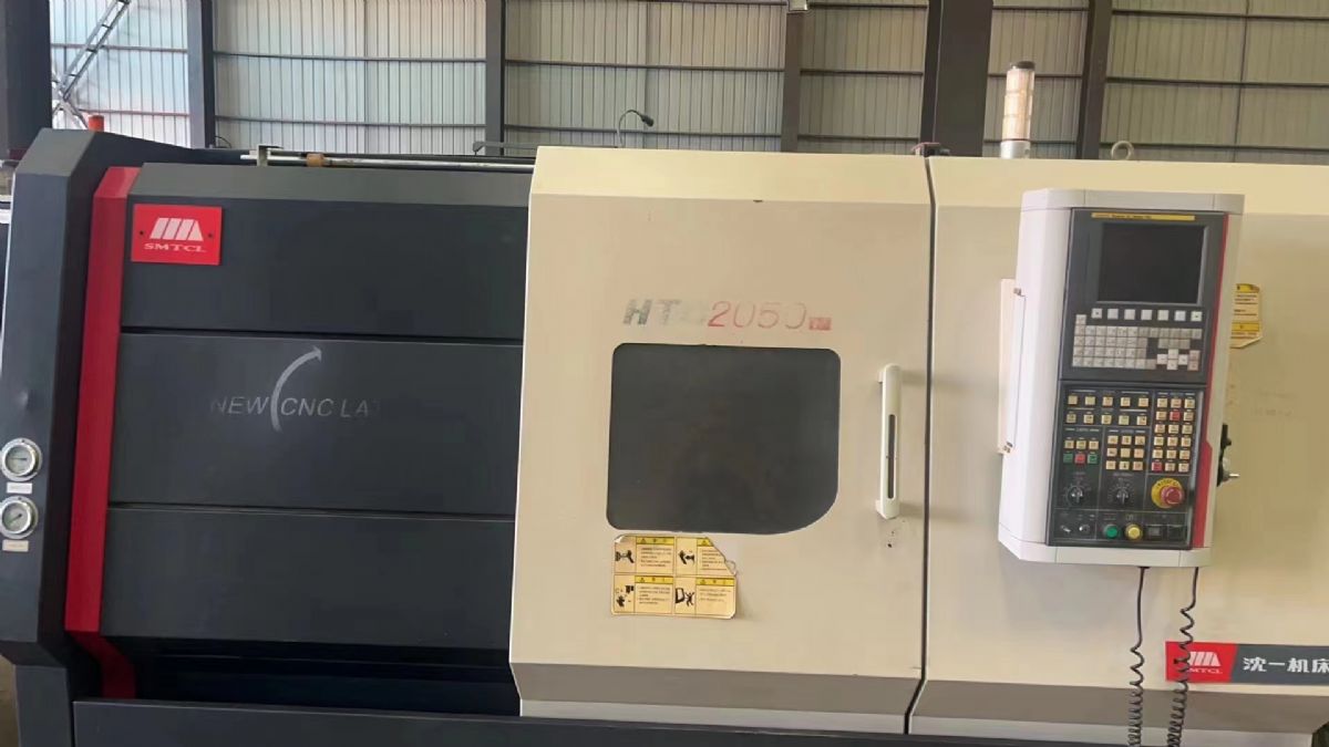 出售沈陽HTC2050i數(shù)控斜身車發(fā)那科Oi-TD系統(tǒng)
