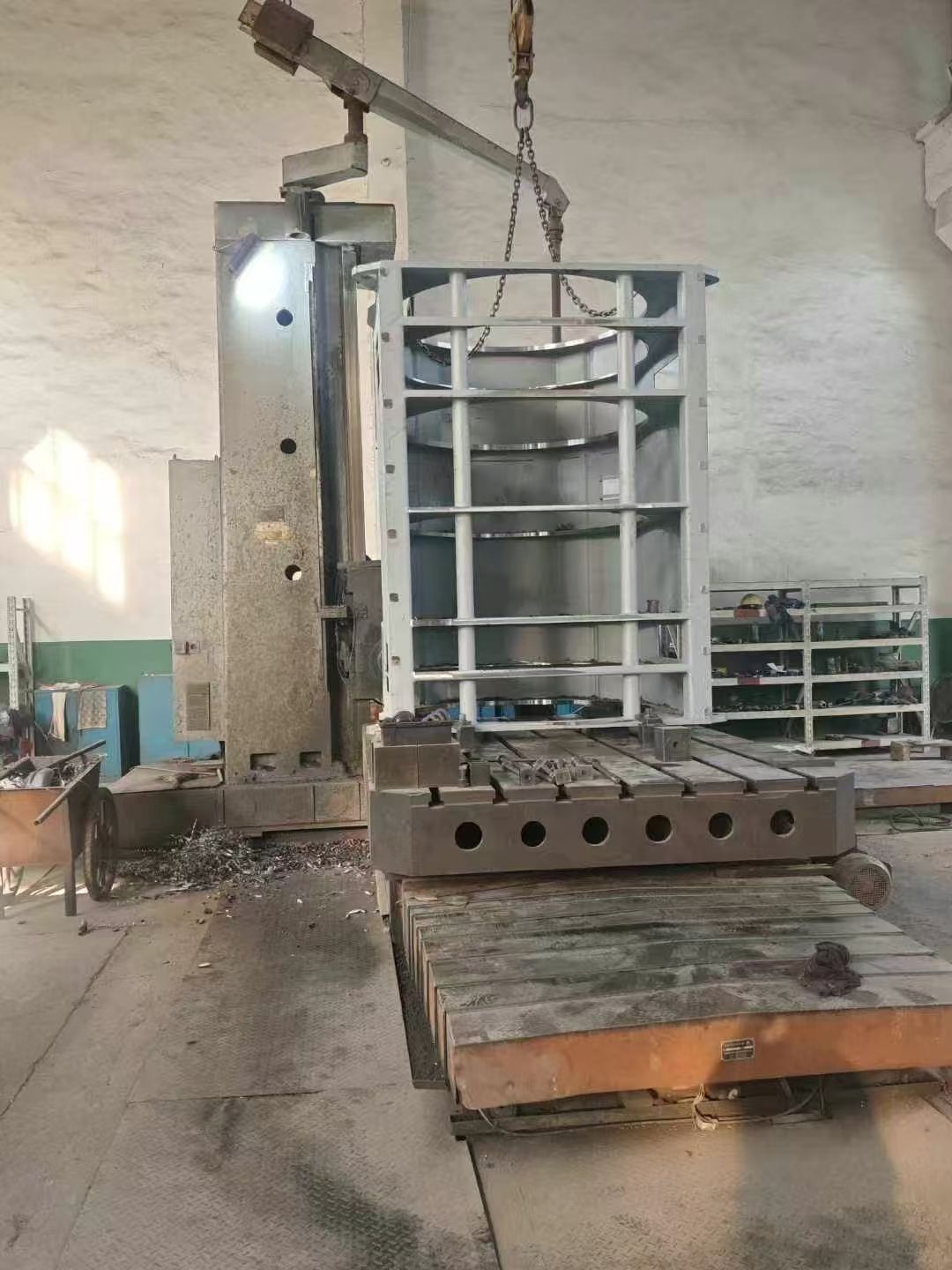 處理二手恒升TX6213A-X6Y2.5數(shù)顯落地鏜銑床主軸直徑130