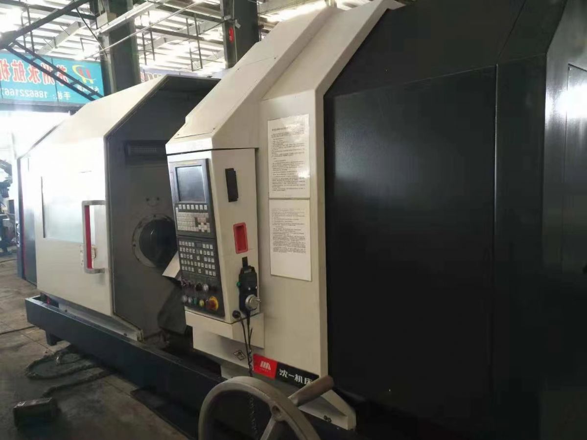 處理二手沈陽HTC40100n數(shù)控斜身車回轉(zhuǎn)直徑700
