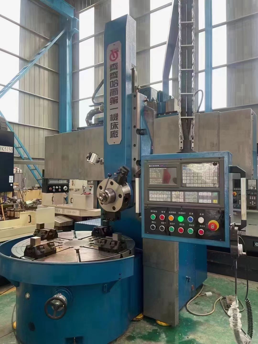 轉讓二手齊重CK5116Nx10-5數(shù)控立式車床二手齊哈1.6米數(shù)控立