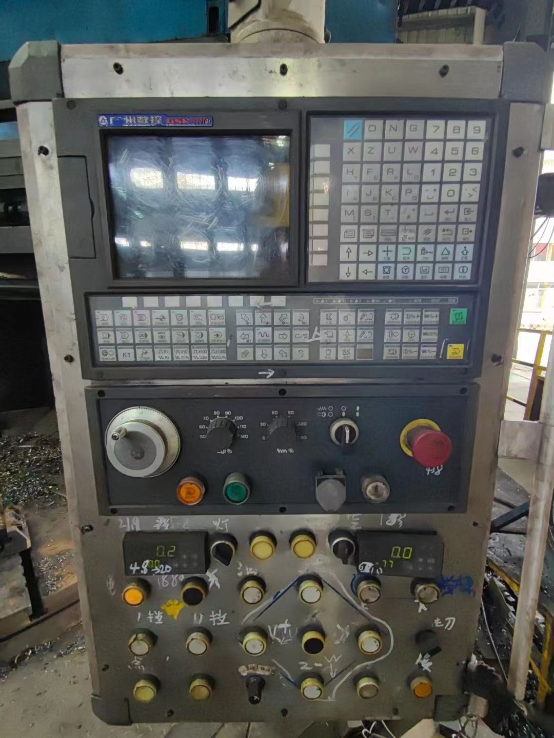 轉(zhuǎn)讓二手齊重DVT350x25-32數(shù)控立式車床主電機功率55